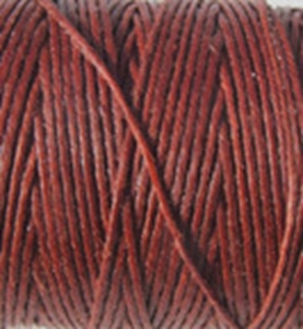 Picture of Waxed Linen Thread Dark Rust 5m