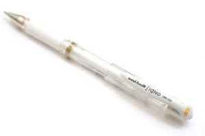 Picture of Uniball Signo White  Pen - Στυλό Gel Λευκό