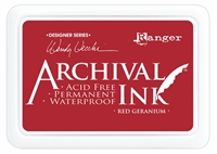 Εικόνα του Ranger Archival Ink Pad Μελάνι - Red Geranium