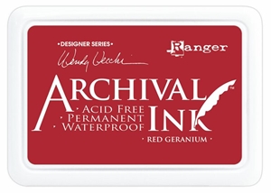Picture of Ranger Archival Ink Pad Μελάνι - Red Geranium