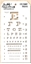 Picture of Stampers Anonymous Tim Holtz Layered Stencil 4"X8.5" - Eye Chart