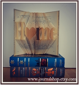 Picture of Book Folding Pattern - Home with Heart
