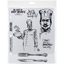 Picture of Brett Weldele Cling Rubber Stamp Set - The Burly Chef