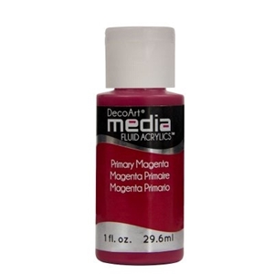 Picture of DecoArt Media Fluid Acrylics Ακρυλικό Χρώμα 29ml - Primary Magenta