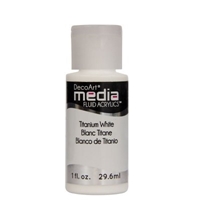 Εικόνα του DecoArt Media Fluid Acrylics Ακρυλικό Χρώμα 29ml - Titanium White