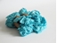 Picture of Shabby Crinkled Seam Binding Ribbon - Peacock Blue