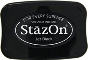 Picture of Stazon Ink Pad - Μόνιμο Μελάνι για μη Πορώδεις Επιφάνειες, Jet Black