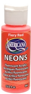 Picture of Ακρυλικό Χρώμα Americana 59ml -  Neons - Fiery Red