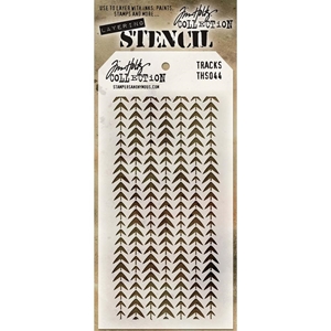 Picture of Stampers Anonymous Tim Holtz Layered Στένσιλ  4"X8.5" - Tracks νο 44