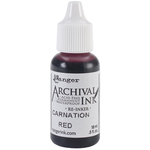 Picture of Archival Re-inker Carnation Red