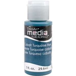 Picture of Ακρυλικά DecoArt Media Fluid Acrylics - Cobalt Turquoise Hue