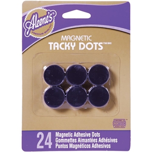 Picture of Aleene's Magnetic Tacky Dots - Αυτοκόλλητα Στρογγυλά Μαγνητάκια, 24τεμ.
