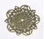 Picture of Filigree Double Flower - Bronze Antique