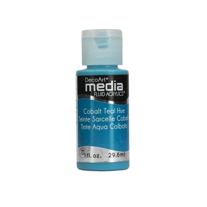 Picture of DecoArt Media Fluid Acrylics Ακρυλικό Χρώμα 29ml - Cobalt Teal Hue