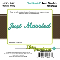 Εικόνα του Die-Namics Steel Die Sweet Wordlets Μήτρες Κοπής - Just Married