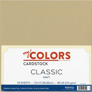 Picture of My Colors Classic Cardstock Bundle - Kraft