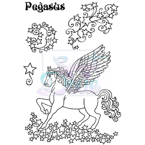 Picture of Clear Stamp  A6 - Pegasus