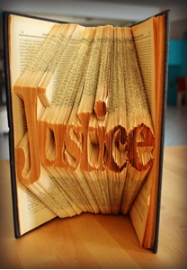 Picture of Book Folding Pattern - Justice