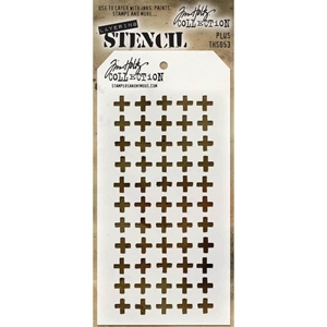 Picture of Stampers Anonymous Tim Holtz Layered Στένσιλ  4"X8.5" - Plus νο 53