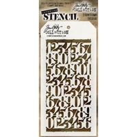 Εικόνα του Stampers Anonymous Tim Holtz Layered Στένσιλ  4"X8.5" - Countdown