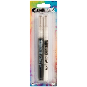Picture of Dylusions Paint Pens Fine Tip - Ακρυλικοί Μαρκαδόροι Λευκό & Μαύρο, 2 τμχ