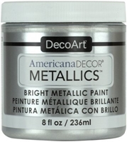 Εικόνα του DecoArt Americana Decor Metallics Μεταλλικό Ακρυλικό Χρώμα DIY 256ml - Sterling Silver