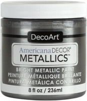Εικόνα του DecoArt Americana Decor Metallics Μεταλλικό Ακρυλικό Χρώμα DIY 256ml - Tin