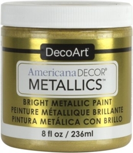 Picture of DecoArt Americana Decor Metallics Μεταλλικό Ακρυλικό Χρώμα DIY 256ml - Soft Gold