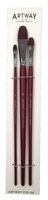 Εικόνα του Artway Long Handle Nylon Brush Set - Σετ Πινέλων Filbert Nylon, 3τεμ