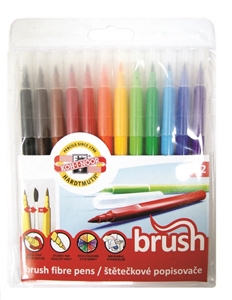 Picture of Koh-i-Noor Fibre Tipped Brush Marker Pens