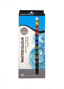 Picture of Daler Rowney Simply Watercolor Paints - Set of 12
