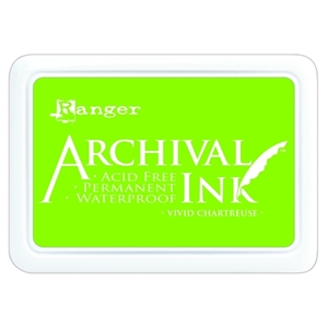 Picture of Ranger Archival Ink Pad - Vivid Chartreuse