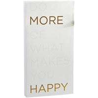 Εικόνα του Καμβάς με resist & Foil - Do more of what makes you Happy