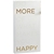 Picture of Canvas with resist & foil - Do more of what makes you Happy