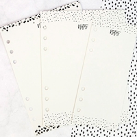 Εικόνα του My Prima Planner Dry Erase Board Inserts - Black & White