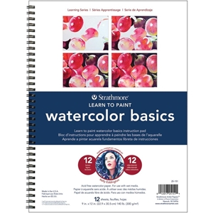 Picture of Strathmore Learn To Paint Wire Pad - Watercolor Basics
