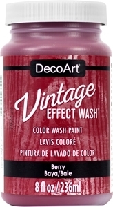 Picture of DecoArt Vintage Effect Wash - Berry