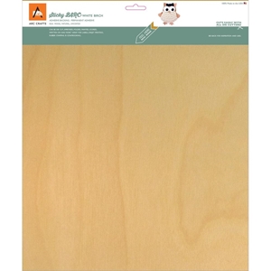 Picture of BARC Wood Sheet W/Adhesive Backing - White Birch