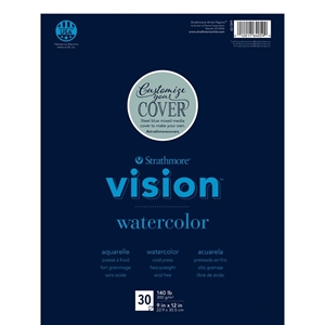 Picture of Strathmore Vision Watercolor Pad 9"X12"