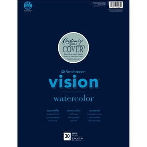 Picture of Strathmore Vision Watercolor Pad 11"X15"