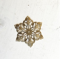 Εικόνα του Metal Filigree Embellishments - Μεταλλικά Διακοσμητικά Στοιχεία -  Large Flower