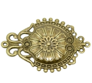 Picture of Metal Filigree - Μεταλλικά Διακοσμητικά-  Medallion Bronze Tone