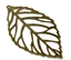 Εικόνα του Metal Filigree Leaf - Μεταλλικά Διακοσμητικά Φύλλα (2pcs)