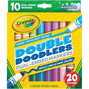 Picture of Crayola Dual-Ended Washable Double Doodlers Markers