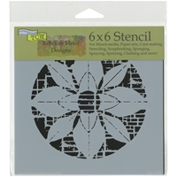 Εικόνα του Crafter's Workshop Template Στένσιλ 6"x6" - Flower Grid