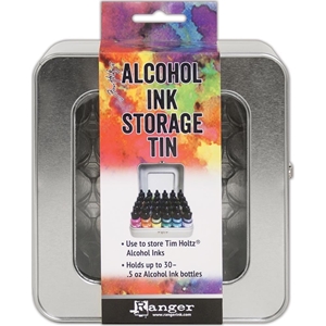 Picture of Tim Holtz Alcohol Ink Storage Tin - Θήκη για Μελάνια Οινοπνεύματος, Stickles, Liquid pearls
