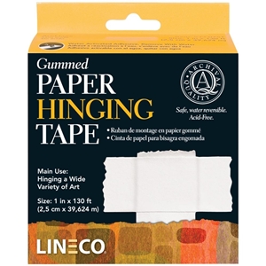 Picture of Lineco Gummed Paper Hinging Tape - Ταινία Βιβλιοδεσίας, 2.5 cm x 40m