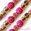 Εικόνα του Design Elements Glass Bead Strands - Κορδόνι με Γυάλινες Χάντρες Pink Yarrow