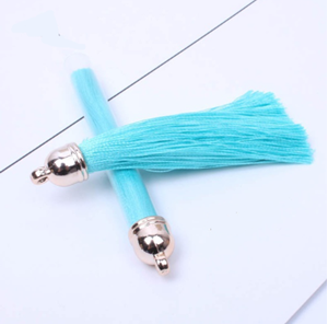 Picture of Large Silk Tassel - Turquoise
