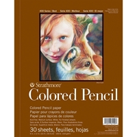 Εικόνα του Strathmore Colored Pencil Spiral Paper Pad - Μπλοκ για χρωματιστό μολύβι, 22.9 x 30.5 cm